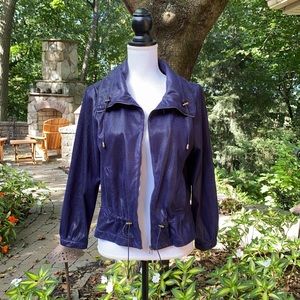 3 items for 10$ ! 🚨Gorgeous Blue Snakeskin Zip Jacket